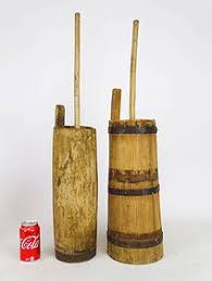 Early Primitive Wooden Butter Churn