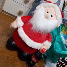 BIG サンタクロースのぬいぐるみ 大きい - メルカリ
