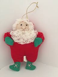 SANTA JEANE'S THINGS INC 5" STUFFED CLOTH ORNAMENT 1995 | eBay
