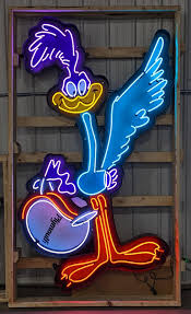 Sold at Auction: Custom Plymouth Road Runner Neon Sign