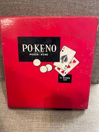 PO-KE-NO Poker Keno Card Game, 12 Boards & | Mercari