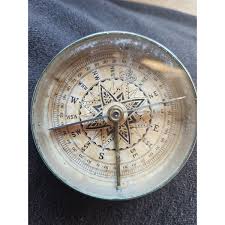 Antique silver plate unmarked Ross & Co. pocket compass | eBay