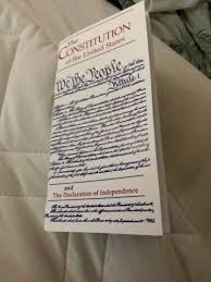 Pamphlet With Index And Declaration Of Independence. 25th ...