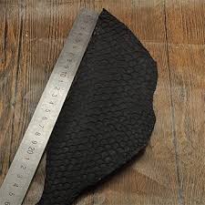 Amazon.com: 2PCS Tilapia Fish Skin Hide Leather Piece Craft ...