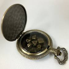 Gold Steampunk Style Pocket Watch Shell with Metal Micro ...