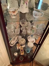 Sold at Auction: Corner Display Cabinet