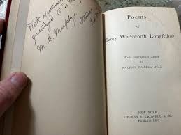 1901 Longfellow's Poetical Works Poems of Henry W. Longfellow With Biography Notes and Index Antique HB Book Thomas Crowell Publisher - Etsy