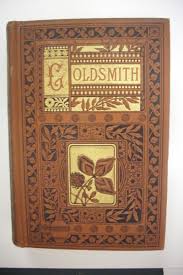 Ornate 1884 OLIVER GOLDSMITH * Poems Plays and Essays *Gilt ...