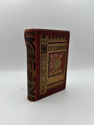 Victorian English Poetry Book Red Embossed Decorative ...