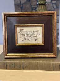 May the presence of friends... fill this home." framed Home ...