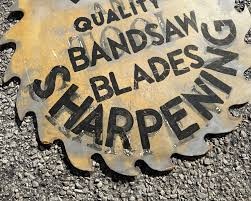Vintage Tool Sharpening Sign: Helser Hardware Store Saw Blade Decor - Etsy Ireland