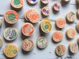 Milk Caps, 20 Genuine Vintage Paper Milk Top Pogs With Dairy ...