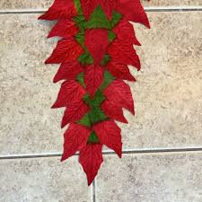 Stunning Velvety Multi Layered Poinsettia Christmas Table ...