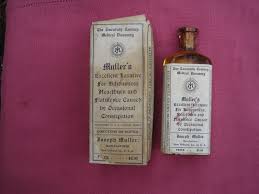 Vintage MULLER'S MEDICINE Bottle w/Label Full NEW ...