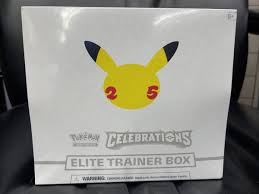 Pokemon 25th Anniversary Celebrations Elite Trainer Box .~IN ...