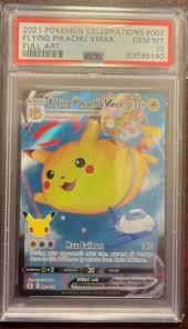Pokemon Celebrations Flying Pikachu VMAX #007 PSA 10 Gem Mint | eBay