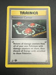 POKEMON CENTER Pokemon Card - WOTC 1st Edition Base Set ...
