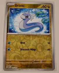 Dratini Reverse Holo 147/165 English Pokemon 151 NM/M | eBay