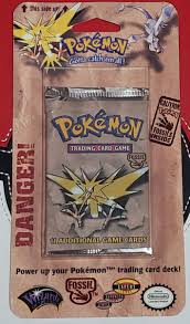 Pokemon Fossil Booster Pack Blister New Factory Sealed WOTC ( RARE ) | eBay