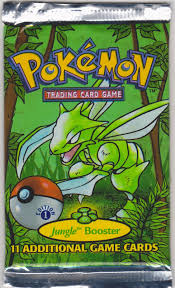 Pokemon 1st Edition Jungle Sealed Booster Pack Scyther ...