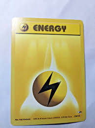 1995 Pokèmon Lightning Energy Card | eBay