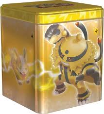 Pokemon TCG Sword & Shield Lightning Stacking Tin [3 Booster ...