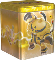 Amazon.com: Pokemon TCG: Lightning Stacking Tin (3 Booster ...