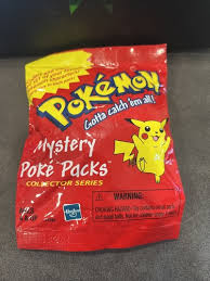 Vintage Pokemon Mystery Poke Packs Collectors Series 1999 4 ...