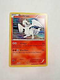 Reshiram Pokemon Trading Card Holographic BW004 Holo Promo Black and White 2011 | eBay Australia