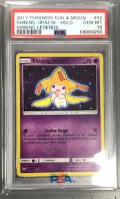 2017 Pokemon Sun & Moon Shining Legends 42 Shining Jirachi-holo PSA 10 | GameStop