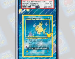 Shining Magikarp PSA CGC Beckett | Extended Art Display ...