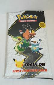 Pokemon 25th Anniversary Train On Unova First Partner Pack ...