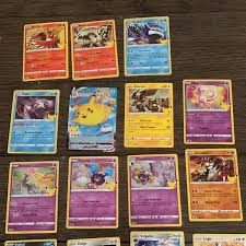 Pokemon | Toys | 5 Out Of 25 Anniversary Set Holos | Poshmark