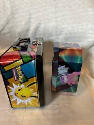 Pokemon Eevee Metal Lunch Box & Trading Card Tin 6x4.5" | eBay
