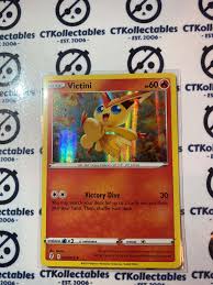 Victini Holo Rare #020/203 Ultra Rare Pokémon Card Evolving Skies | eBay Australia