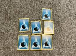 Pokemon Water Energy Miscut card New | Mercari