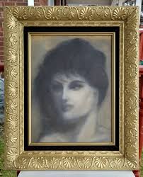 Amazing 1960s Expressionist Mid Century Mcm Dramatic Black ...