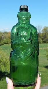 Vintage Poland Spring Distilled Gin Moses Bottle Emerald ...