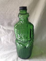 Moses Bottle Poland Spring Sloe Gin Decanter 1960s Emerald ...