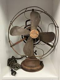 VINTAGE GE GENERAL 12 " ELECTRIC FAN w/ BLADE CAGE UNTESTED | eBay