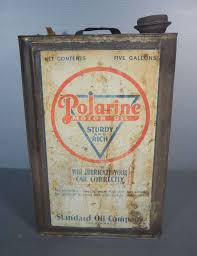 Polarine Motor Oil, Standard Oil Co, 5 Gallon Can - Mayo ...