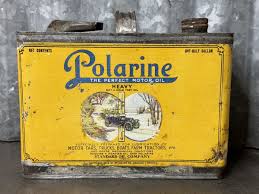 Polarine Standard Oil Of Indiana Half Gallon Motor Oil Can ...