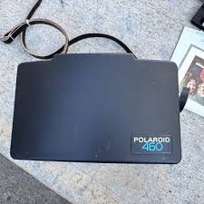 Vintage Polaroid 450 Land Camera With Case And Accessories ...