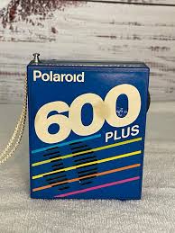 Vintage Polaroid 600 Plus Blue AM FM | Mercari