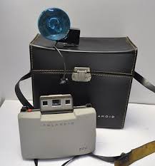 Vintage Polaroid Land Camera Model 220 w/ Case, Flash & Instructions | eBay