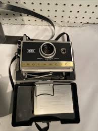 Vintage Polaroid Model 335 Land Camera w/Flash Lens Case Books Movie Prop | eBay