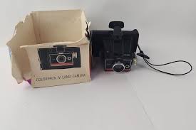 Vintage Polaroid Colorpack IV Land Camera With Strap, Case ...