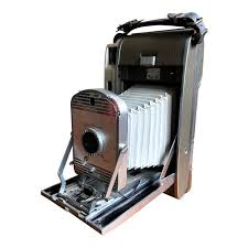 Polaroid Land Camera Gray | Chairish
