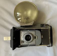 Vintage Polaroid Land Camera Model 80 with BC Flash Untested ...
