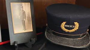 $500 reward offered: Fallen officer's hat stolen from Hartford Police Department display case | FOX6 Milwaukee
